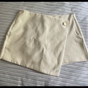 Zara Basic Collection white skort